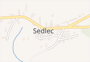 K Sedlci v obci Žebrák - mapa ulice