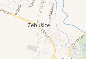 Slepá v obci Žehušice - mapa ulice