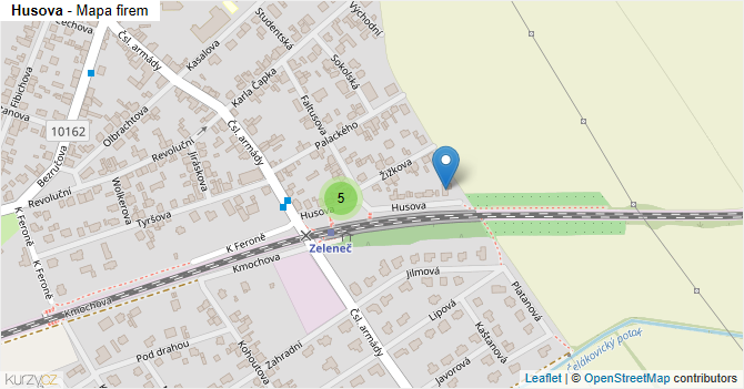 Husova - mapa firem