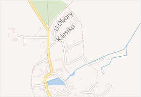 K hájku v obci Zeleneč - mapa ulice