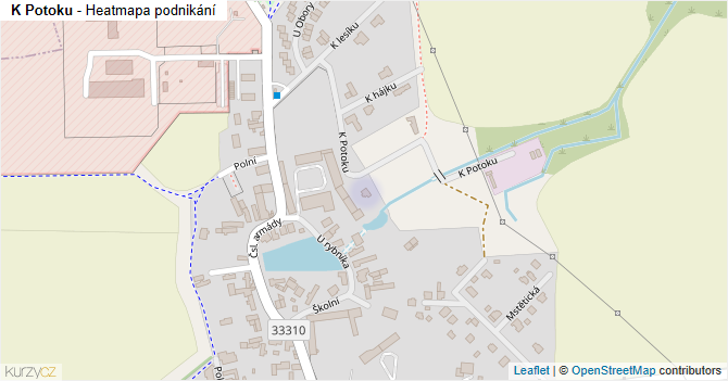K Potoku - mapa podnikání