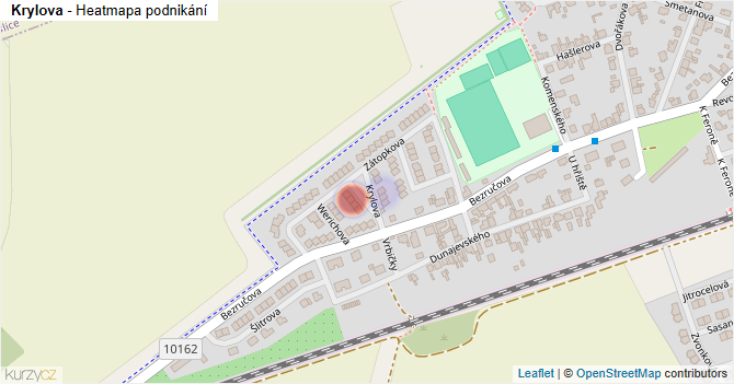 Krylova - mapa podnikání