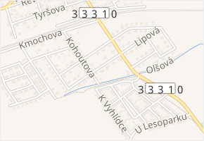 Štefánikova v obci Zeleneč - mapa ulice