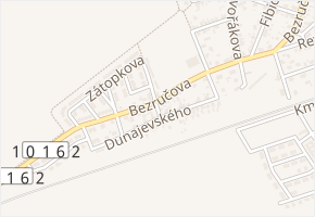 Týmlova v obci Zeleneč - mapa ulice