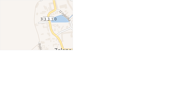 U studánky v obci Zeleneč - mapa ulice