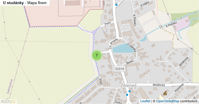 U studánky - mapa firem