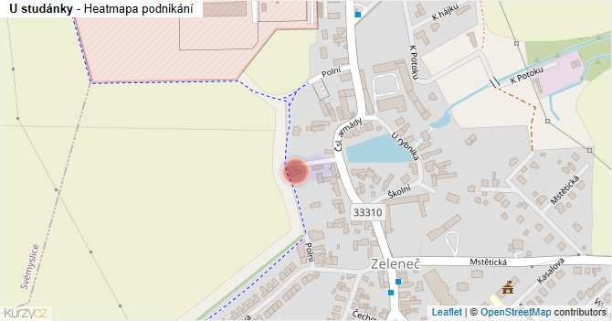 U studánky - mapa podnikání