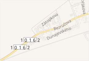 Werichova v obci Zeleneč - mapa ulice