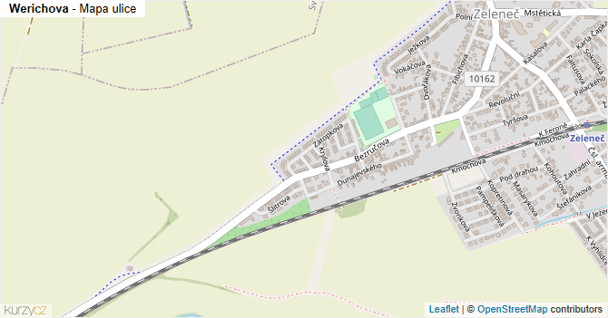 Werichova - mapa ulice