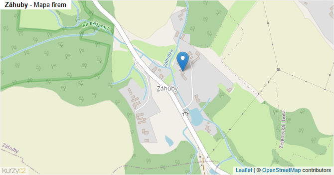 Záhuby - mapa firem