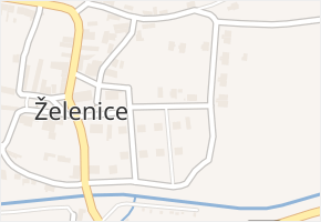 Na Návsi v obci Želenice - mapa ulice