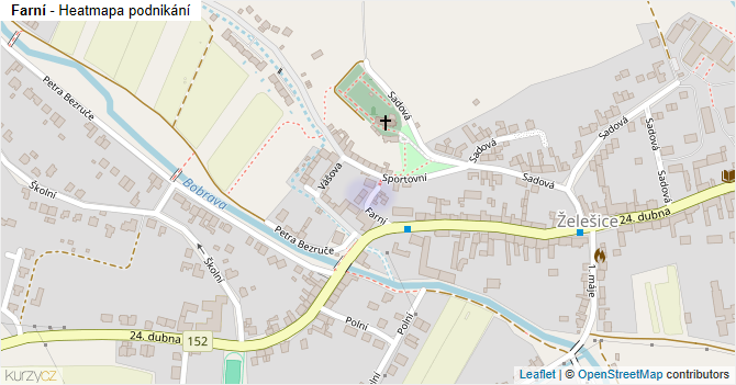 Farní - mapa podnikání