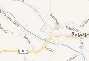 Vášova v obci Želešice - mapa ulice