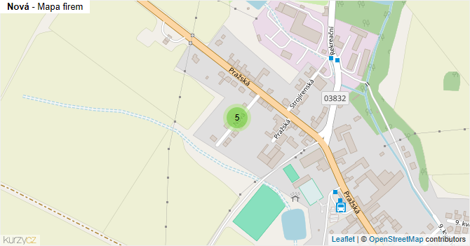 Nová - mapa firem