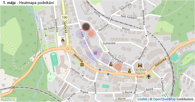 1. máje - mapa podnikání