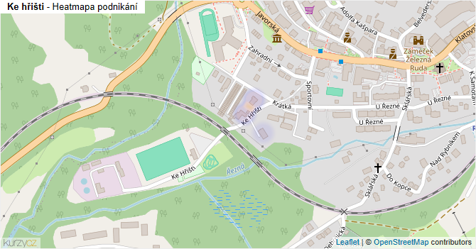 Ke hřišti - mapa podnikání