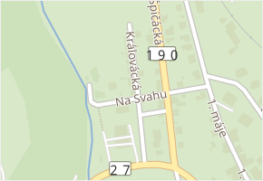 Královácká v obci Železná Ruda - mapa ulice