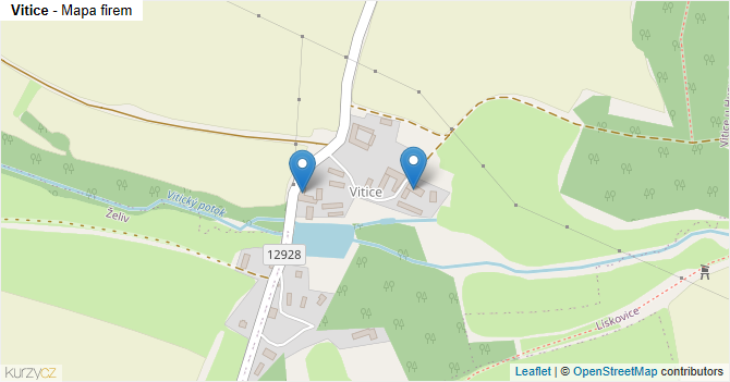Vitice - mapa firem