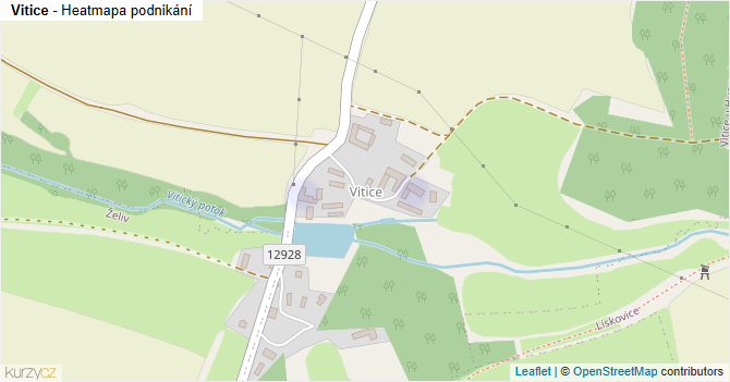 Vitice - mapa podnikání