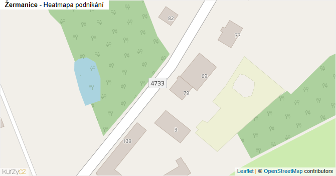 Žermanice - mapa podnikání