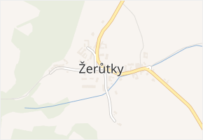 Žerůtky v obci Žerůtky - mapa části obce