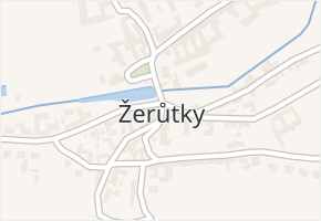 Žerůtky v obci Žerůtky - mapa části obce