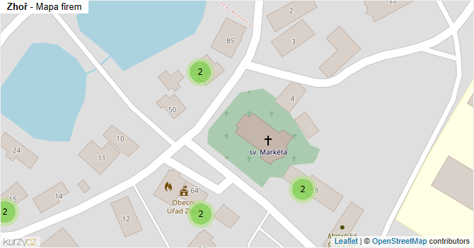 Zhoř - mapa firem