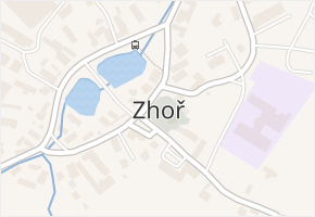 Zhoř v obci Zhoř - mapa části obce