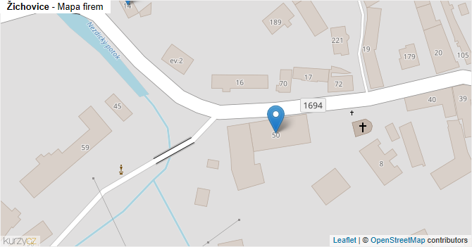 Žichovice - mapa firem