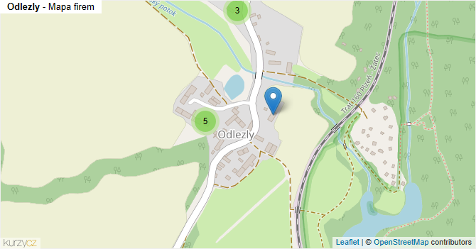 Odlezly - mapa firem