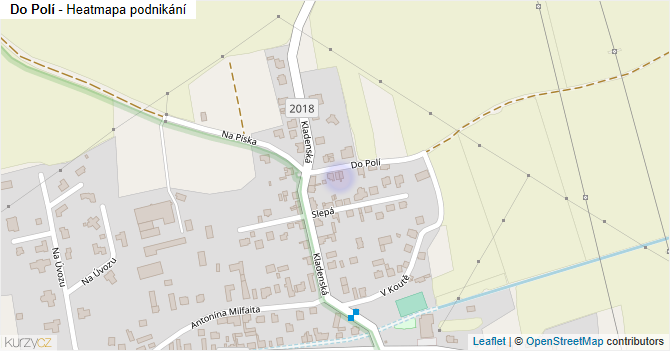 Do Polí - mapa podnikání