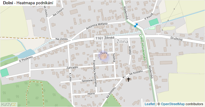 Dolní - mapa podnikání