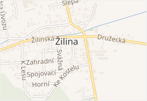 Krátká v obci Žilina - mapa ulice