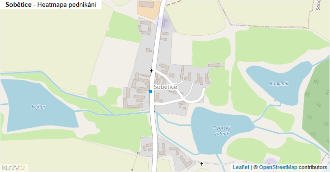 Sobětice - mapa podnikání