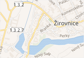 Branka v obci Žirovnice - mapa ulice