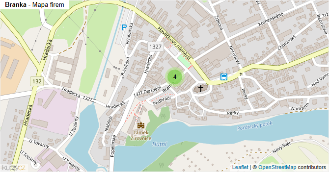 Branka - mapa firem