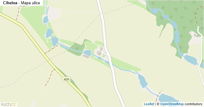 Cihelna - mapa ulice