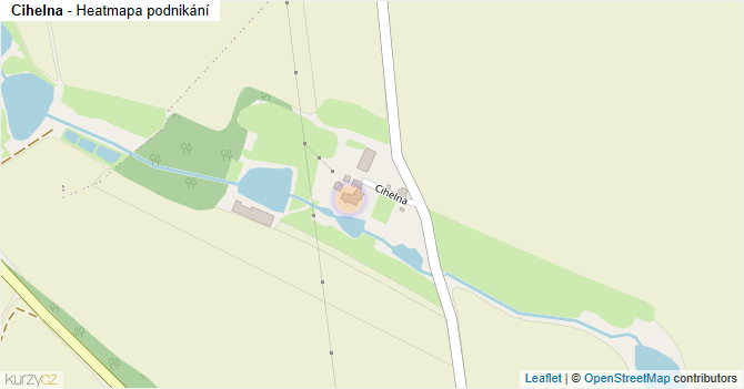 Cihelna - mapa podnikání