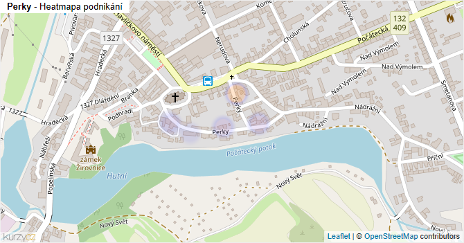 Perky - mapa podnikání