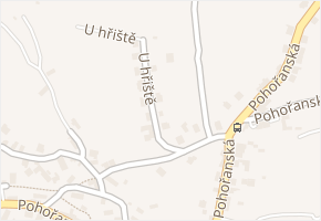 U hřiště v obci Žitenice - mapa ulice