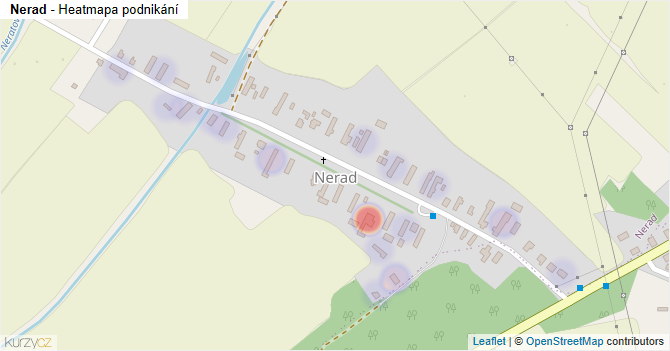Nerad - mapa podnikání