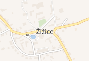 Žižice v obci Žižice - mapa části obce