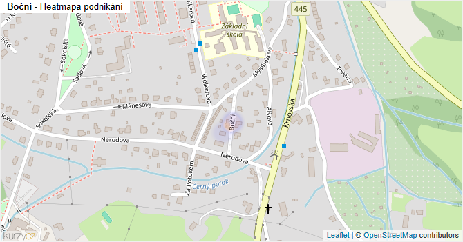 Boční - mapa podnikání
