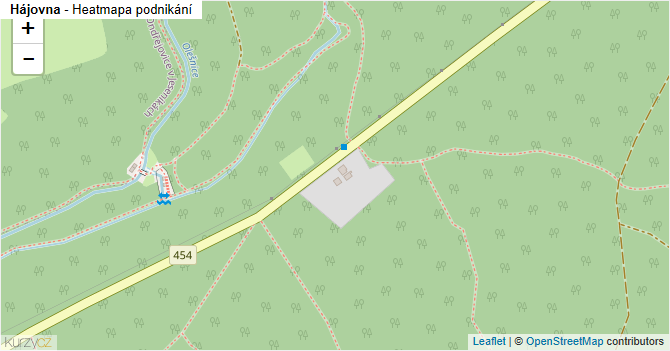 Hájovna - mapa podnikání
