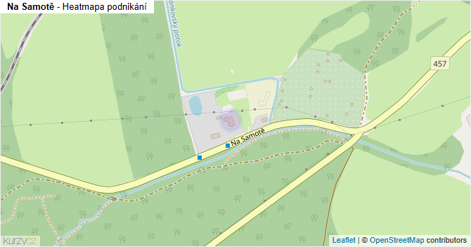 Na Samotě - mapa podnikání