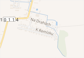 K Remízku v obci Zlatníky-Hodkovice - mapa ulice