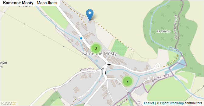 Kamenné Mosty - mapa firem