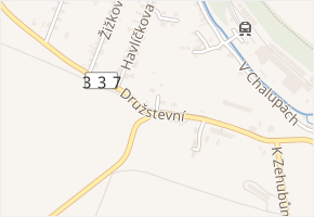 Na kavně v obci Žleby - mapa ulice