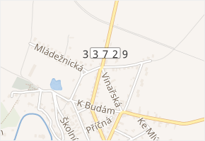 Vinařská v obci Žleby - mapa ulice