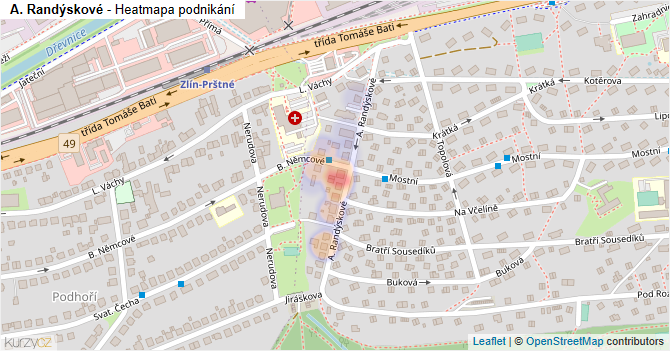A. Randýskové - mapa podnikání
